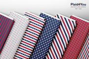 USA Independence Day Patterns, a Pattern Graphic by Plaid4You (Thumbnail 3 of 9)