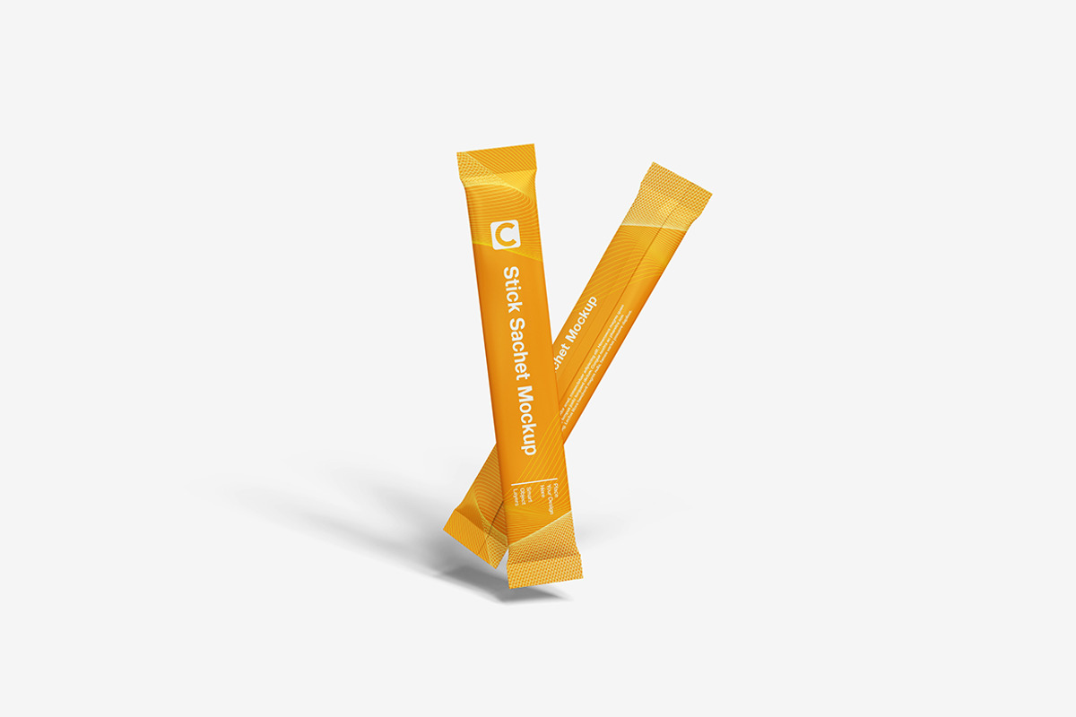 Stick Sachet Mockup, a Packaging Mockup by Indah (Photo 4 of 6)