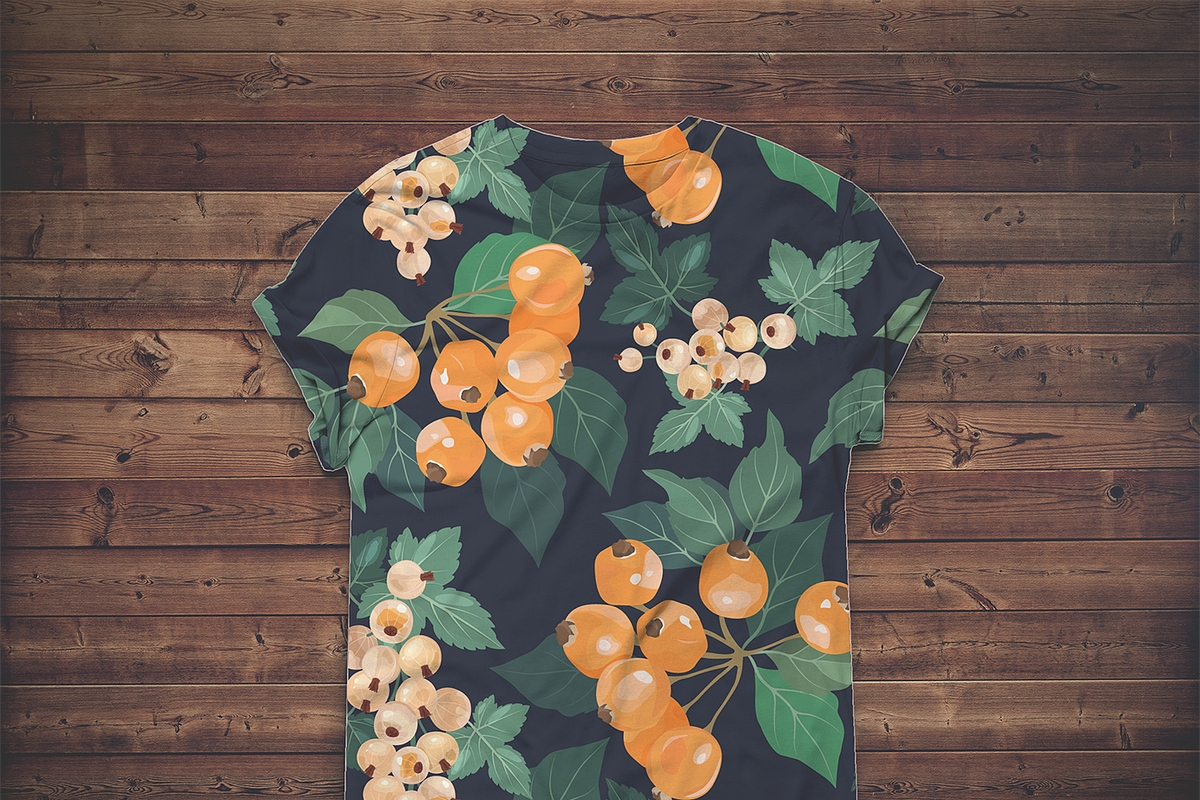 Pattern of Fruits and Berries, a Pattern Graphic by artdemidova (Photo 4 of 9)