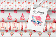 Sea journey. Summer watercolor set, an Object Illustration by VerAna (Thumbnail 11 of 19)