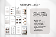 Travel Itinerary Template, a Social Media Template by SociallyyCreative (Thumbnail 2 of 10)