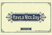 Morning Glory, a Font by inumocca_type (Thumbnail 5 of 5)