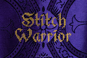 Stitch Warrior Font, a Blackletter Font by Roland Huse Design (Thumbnail 3 of 3)