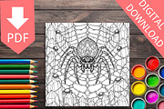 Alien Wildlife Coloring Pages Bundle, a Brochure Template by LA Design (Thumbnail 5 of 10)