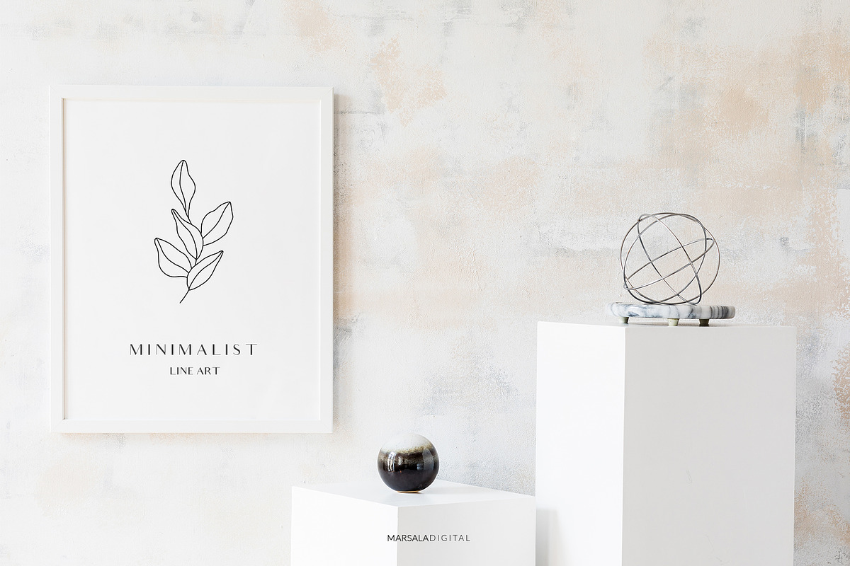 Wildflowers Botanical Line Art, an Illustration by Kaya Fonts (Photo 17 of 18)