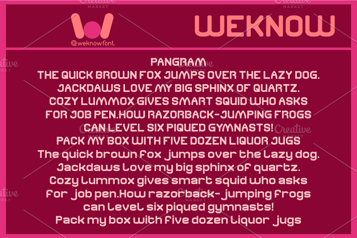 Reload Game font, a Sans Serif Font by weknow (Photo 6 of 8)
