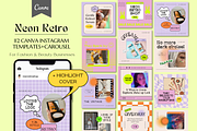 Colorful Pattern Canva Insta Post, a Social Media Template by Guavamelo Studio (Thumbnail 1 of 16)