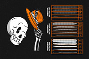 Shady Character For Procreate, a Brush Add-On by Crusoe Design Co. (Thumbnail 4 of 10)
