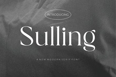Sulling Modern Serif Font