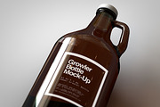 Growler Beer Bottle Mock-Up, a Household Mockup by TSOBG (Thumbnail 27 of 33)