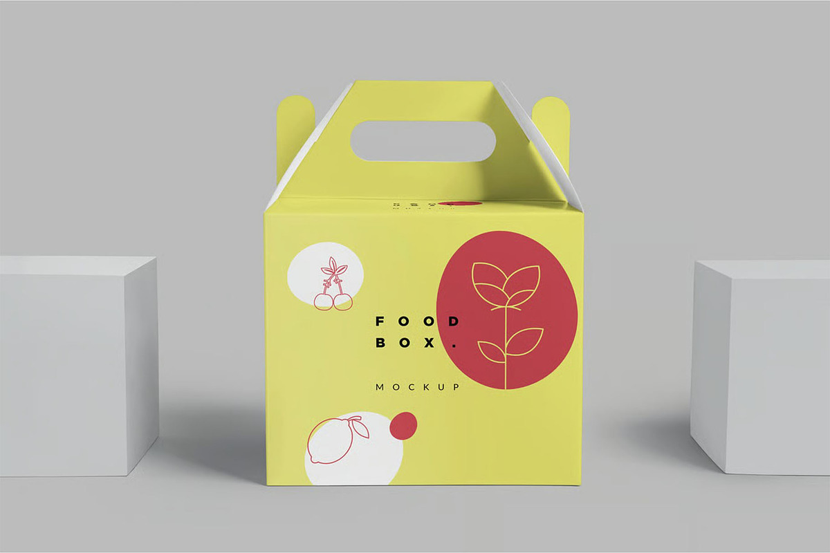 Gable Box Mockups, a Packaging Mockup by megostudi0 (Photo 6 of 7)