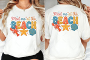 Meet Me At The Beach Cute Summer PNG, an Illustration by OK Design (Thumbnail 2 of 5)