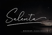 Salenta, a Script Font by Megatype (Thumbnail 1 of 10)