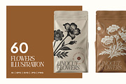 Linocut Flowers #2 | Poster Builder, an Object Graphic by KetteCreate (Thumbnail 12 of 13)