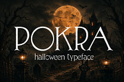 Pokra - Halloween Typeface, a Serif Font by HipFonts (Thumbnail 1 of 9)