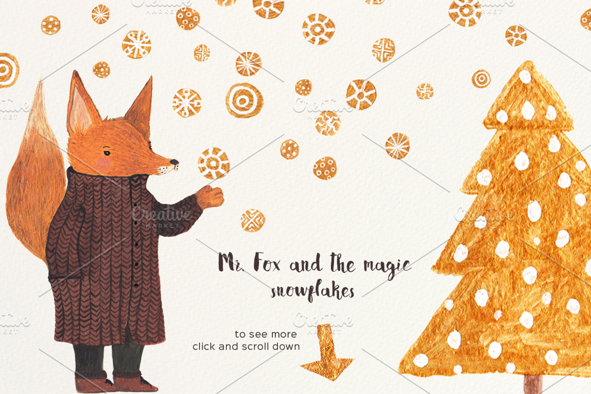The Magic Begins - Xmas Collection, an Animal Illustration by Anna Isaeva (Photo 2 of 6)