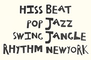 The Cutouts - Collage Display Font, a Handwritten Font by Madeline ODonoghue Design (Thumbnail 7 of 9)
