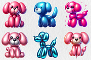 Balloon Dog Sublimation Clipart, an Animal Illustration by Rose Art (Thumbnail 3 of 5)