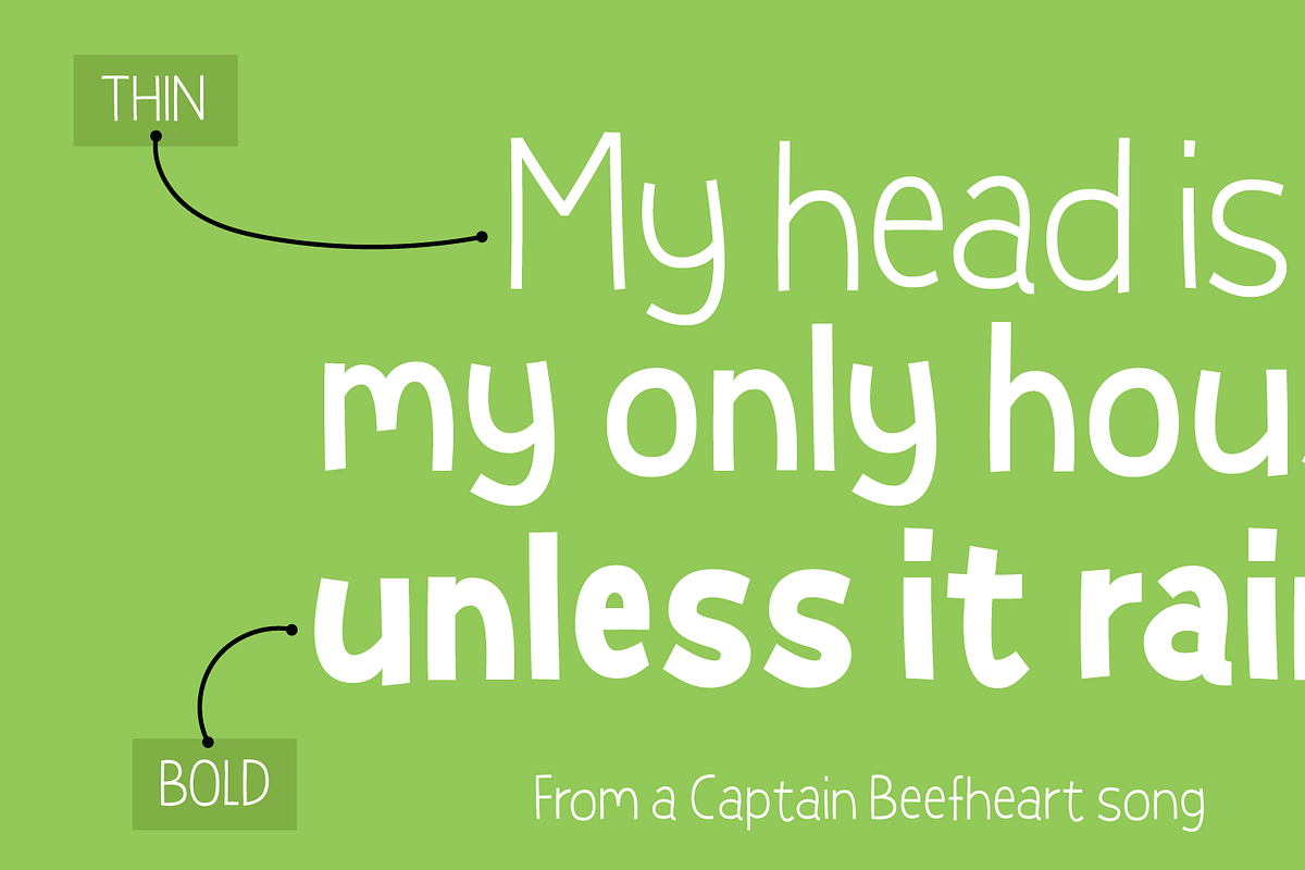 Open Arms, a Sans Serif Font by pizzadudedotdk (Photo 5 of 9)