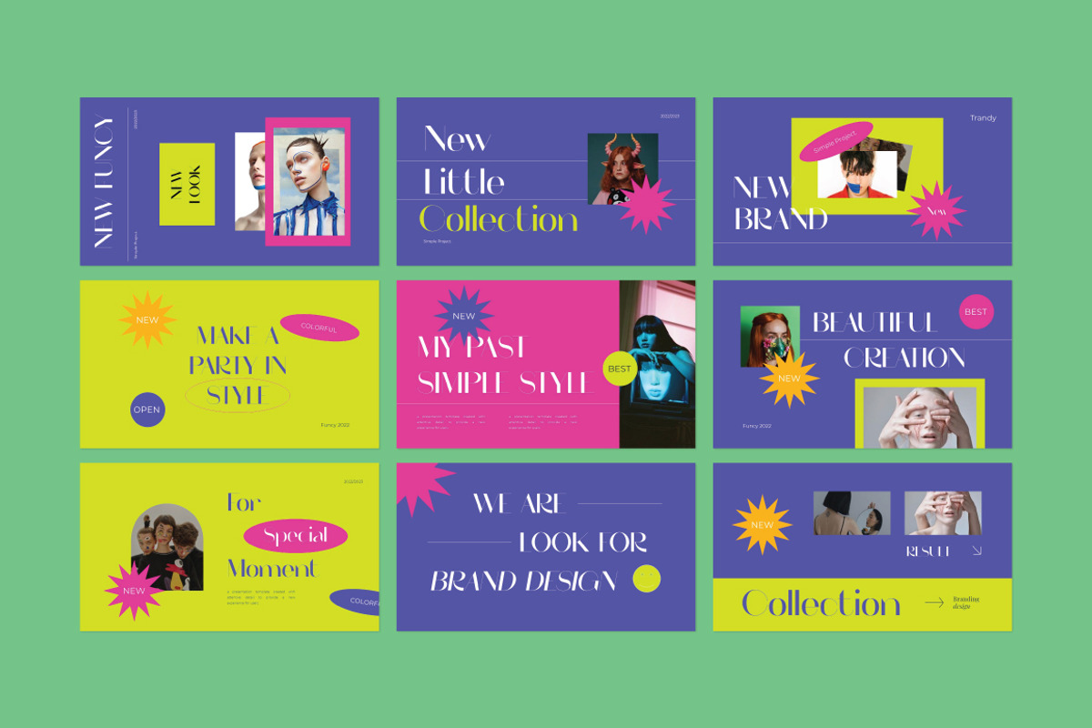 Funcy - PowerPoint Template, a Presentation Template by Pixel And Oblivé
