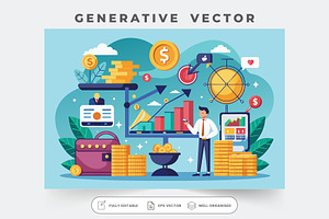 A professional explains investment c, a Graphic by SouravDesign