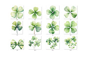 St Patricks day watercolor clipart, an Object Graphic by MyLittleMeow (Thumbnail 2 of 7)