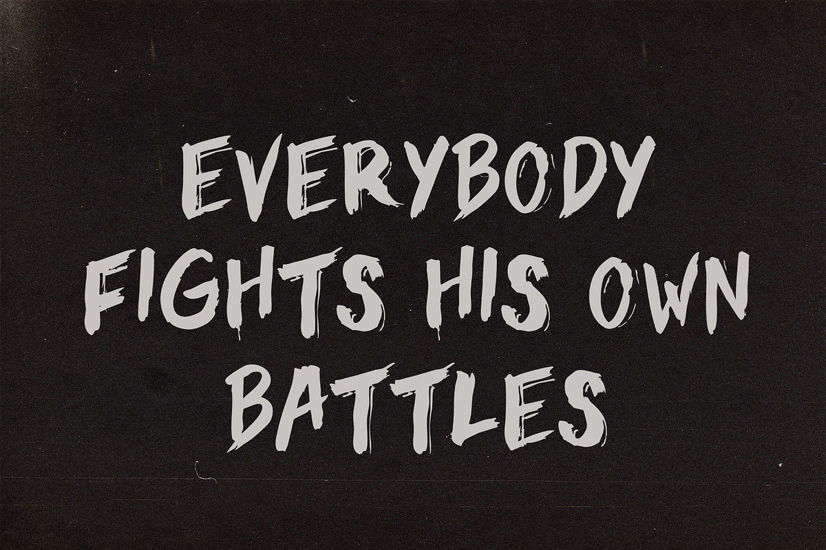 Brush Font. WILD Hand drawn Typeface, a Font by Mark Skitsky (Photo 2 of 6)