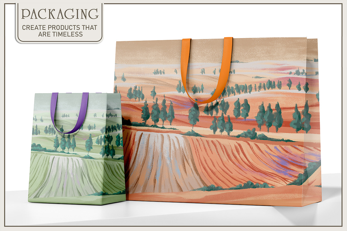 Fresco collectionDreamy Plains, a Wallpaper Graphic by Natalia0307 (Photo 9 of 12)