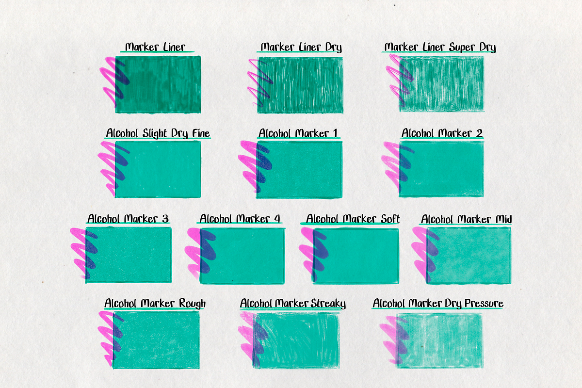 Dendrils Marker Brushes, a Brush Add-On by Dendril's Art Supplies (Photo 3 of 8)