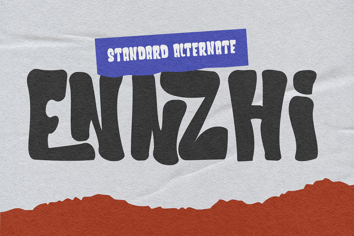 Enzhenia Stylish Display Font, a Handwritten Font by Maulana Creative (Photo 8 of 8)