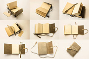 12 Vintage Notebook Mock-ups, a Books & Magazine Mockup by ItemBridge (Thumbnail 3 of 4)