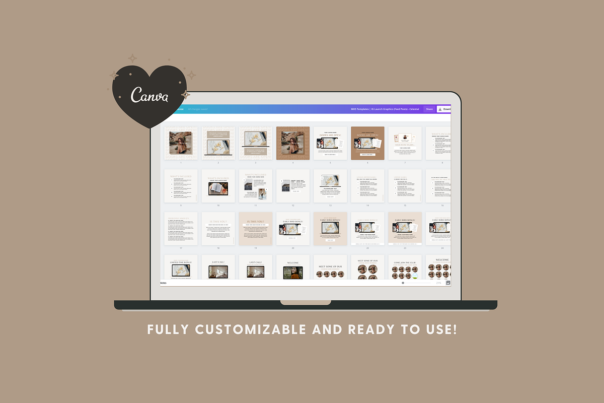 Instagram Sales & Launch Graphics, a Social Media Template by molly ho studio (Photo 5 of 6)