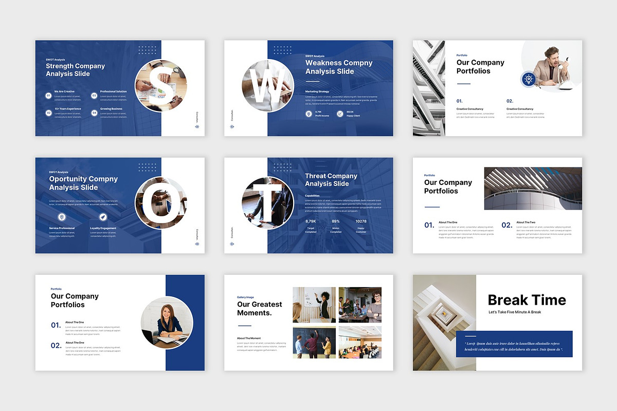 Finance & Consulting Powerpoint, a Presentation Template by BumbleGraph Studio (Photo 4 of 5)