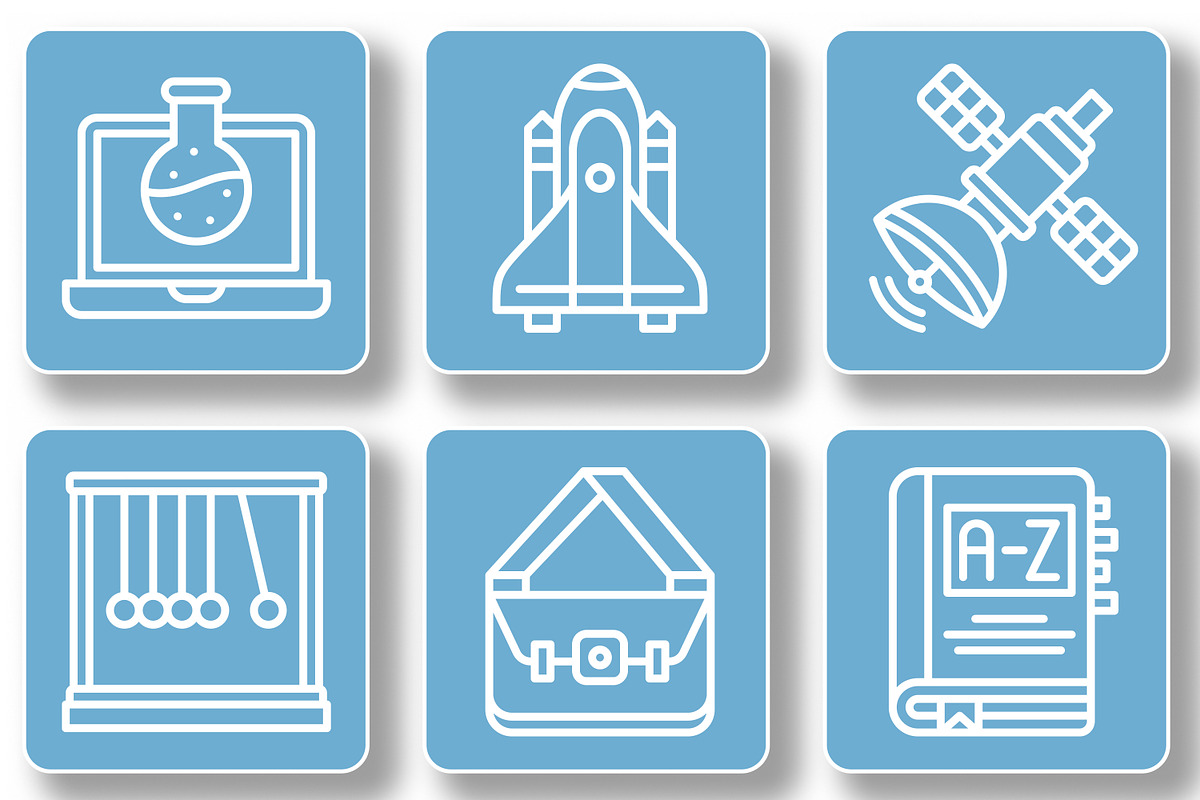 Education Icons Set, an Icon by Tekuni (Photo 10 of 12)