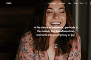 Edith - Kadence & Wordpress Theme, a WordPress Template by Her creative details (Thumbnail 2 of 6)
