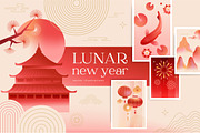 Lunar / Chinese New Year Collection, a Graphic by Marish (Thumbnail 1 of 7)