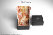 Front Tuck Square Mailing Box Mockup, a Packaging Mockup by Sheikhadesign (Thumbnail 6 of 10)