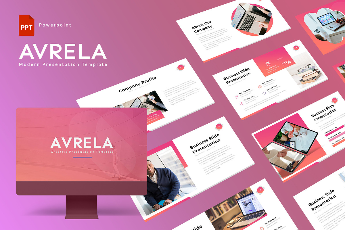 Avrela - Powerpoint Template, a Presentation Template by AQR Studio ...