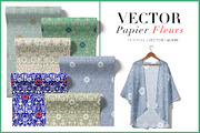Papier Fleur, Vector Luxury Print!, a Wallpaper Graphic by Pink Linen (Thumbnail 2 of 13)