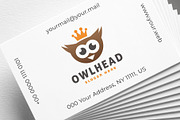 Cute Owl Head Logo, a Branding & Logo Template by Design_Planet (Thumbnail 3 of 4)