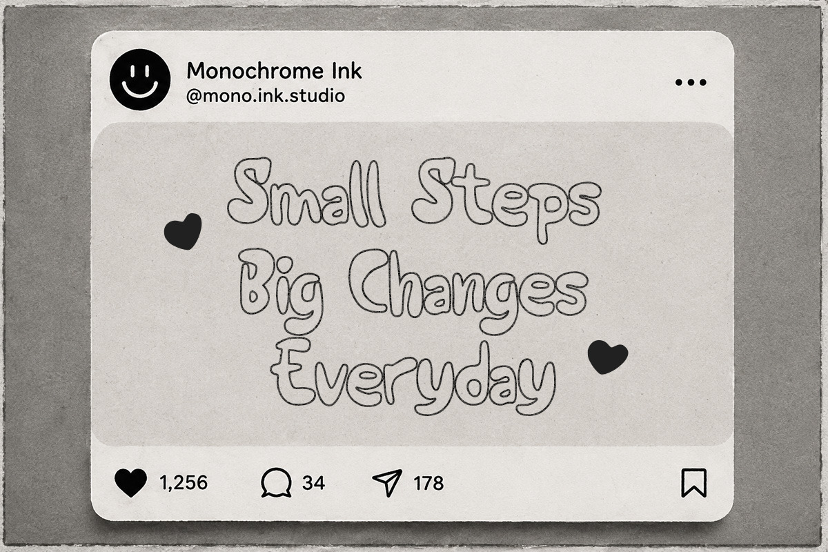 Wooble Ink Bold Handwritten Font, a Handwritten Font by Littlehand (Photo 4 of 10)
