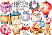 Kawaii Christmas Cuties Set, an Illustration by Daily.Designs (Thumbnail 1 of 5)