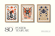 Modern Folk | Wall Art Creator, an Object Graphic by Leleka.Store (Thumbnail 5 of 20)