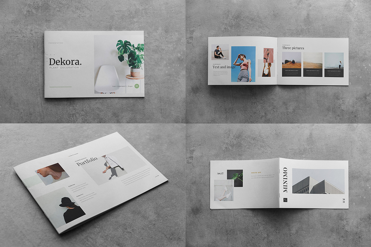 Landscape Brochure Mock-Up, a Print Template by Dikarte.Store (Photo 6 of 9)