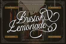 Bristok Lemonade - Cursive Script