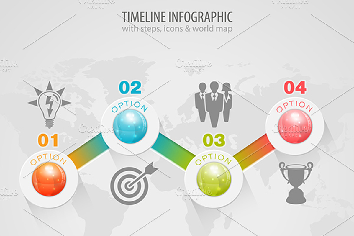 Timeline Infographics, a Technology Illustration by TAlex (Photo 2 of 6)