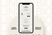 Canva Link in Bio Template, a Landing Page Template by Branding Babe Co. (Thumbnail 1 of 5)