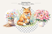 Motherhood Watercolor PNG Bundle, an Illustration by Artnoy (Thumbnail 3 of 8)