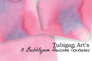 8 Yummy Bubblegum Digital Papers