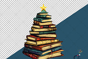 Books Christmas Tree Teacher PNG, an Illustration by Creative Art (Thumbnail 2 of 6)